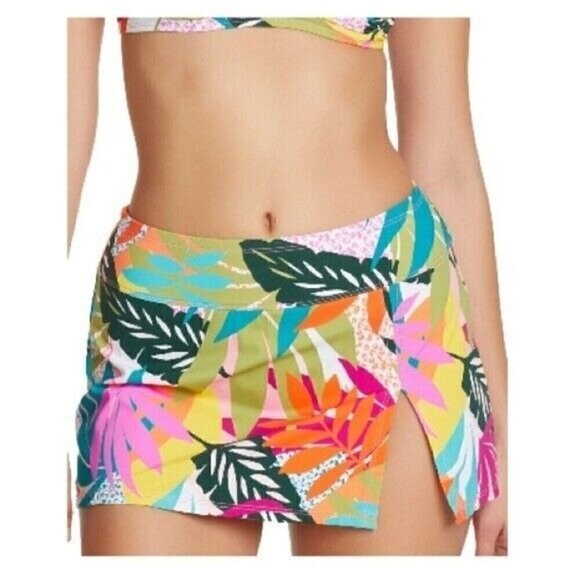 BLEU BY ROD BEATTIE Wild at Heart High-Waist Swim Skirt swimwear, swimsuit 16W - Picture 9 of 16